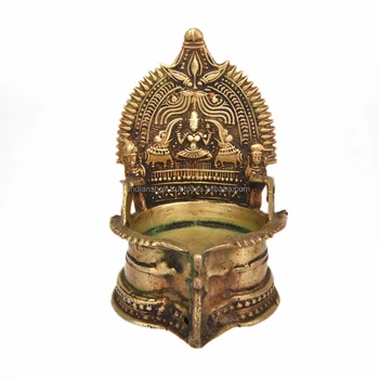 Traditional Small Pooja Lamp Hanging Brass Oil Lamp 5 2 X 3 2