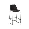 Bar Stools made in Iron Frame with Leather on PVC Seat