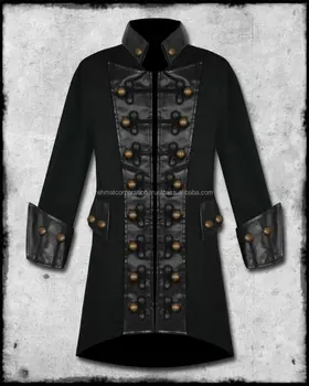 black overcoat buttons