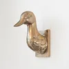 Antique Brass Duck Wall Hook