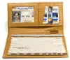 free samples leather cover checkbook organizer / tan pu leather checkbook cover with pen holder