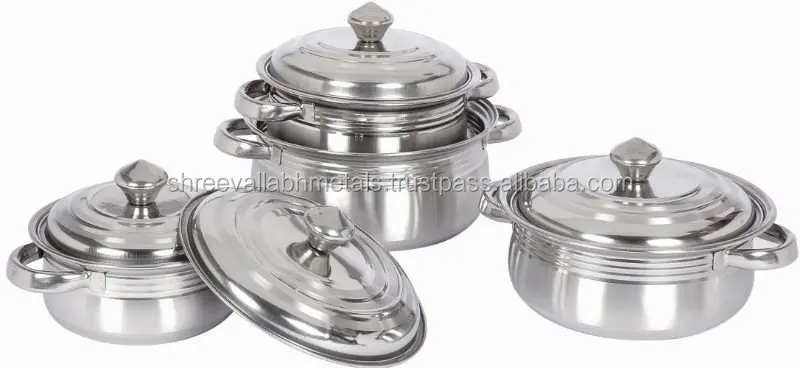 
Stainless Steel Food Graded Casseroles 