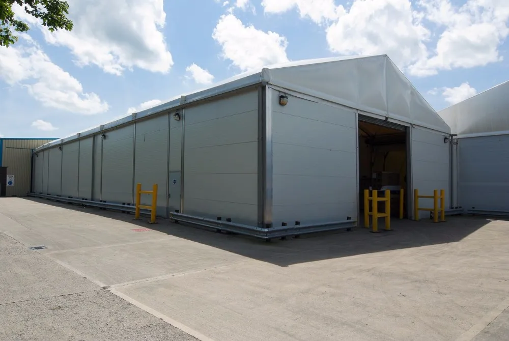 Industrial Big Waterproof Warehouse Storage Tent With Pvc Coated Fabric