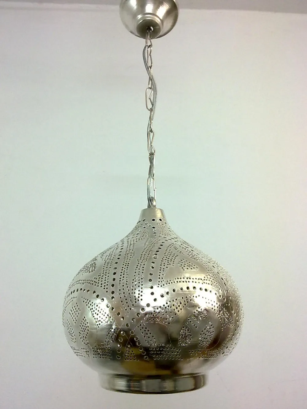 b240 镀银钢/金属东方埃及马赛克灯罩吊灯