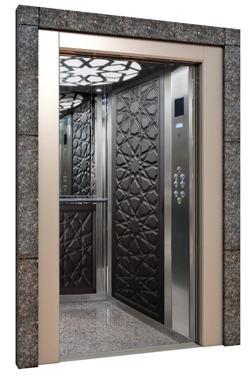 VITAL_107_ decorative elevator cabin