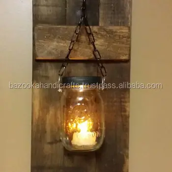 Mason Jar Wall Sconce Decorative Candle Outdoor Wooden Stand Sconces Product On Mason Jar Wall Sconce Decorative Candle Outdoor Wooden Stand Sconces Product On