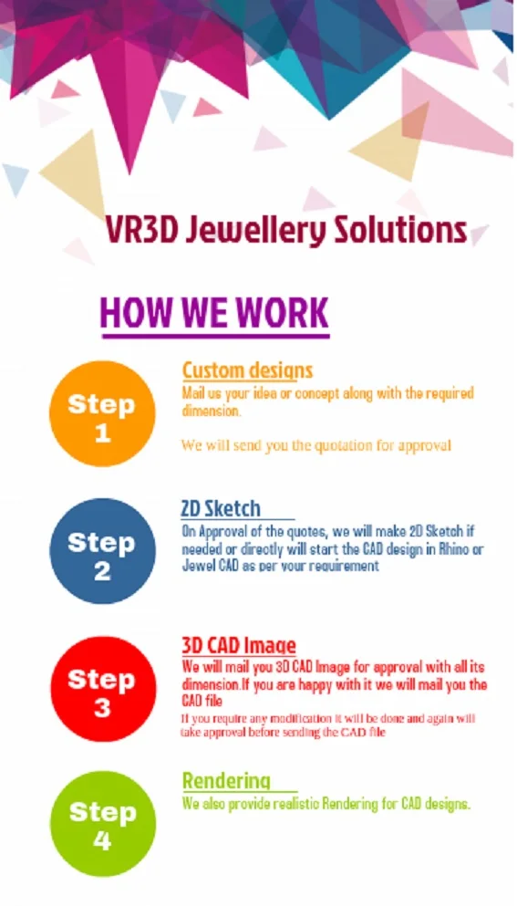 Latest Cad Model 3d Cad Design Pendant Set For Women Elegant Square