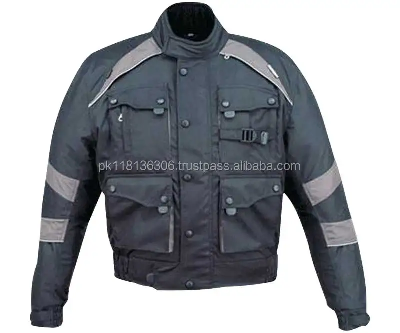 Mens Motorbike Jacket CE Armoured Winter Waterproof Cordura Textile Motorcycle