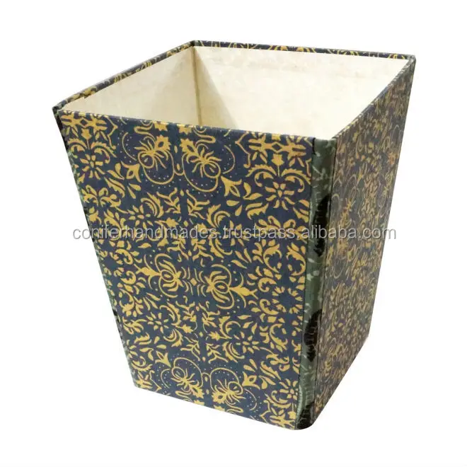 Handmade Paper Dustbins For Home Decoration Gifting View