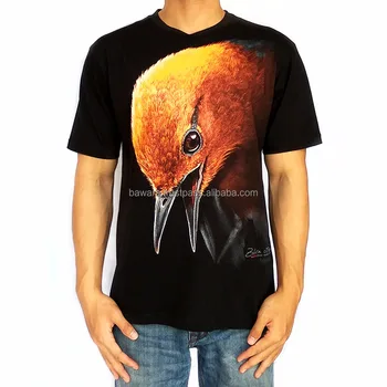 Bawara Premium T Shirt 100 Katun Lembut Menuju Thrush Burung