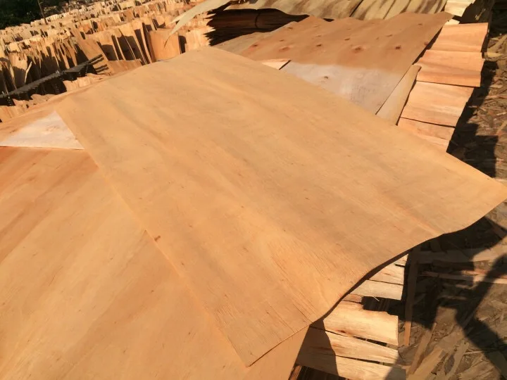 
Natural Figured Dried Excellent Eucalyptus Core Veneer for Furniture 