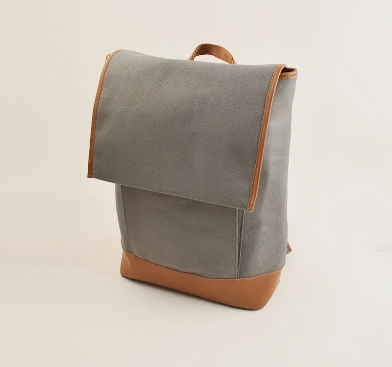 canvas backpack with laptop compartment