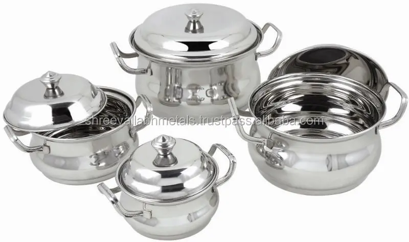 
Stainless Steel Food Graded Casseroles 