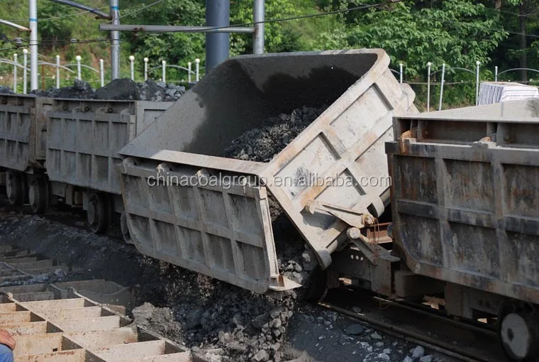 Single-side Curved Rail Dumping Mine Car