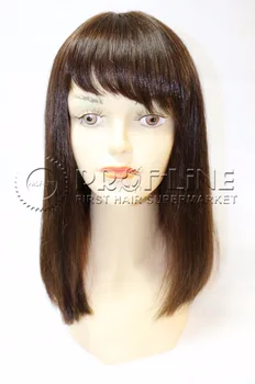 Short Hair Dyed Wigs Buy Natural Hair Wig Medium Length