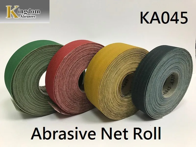 Abrasive net roll