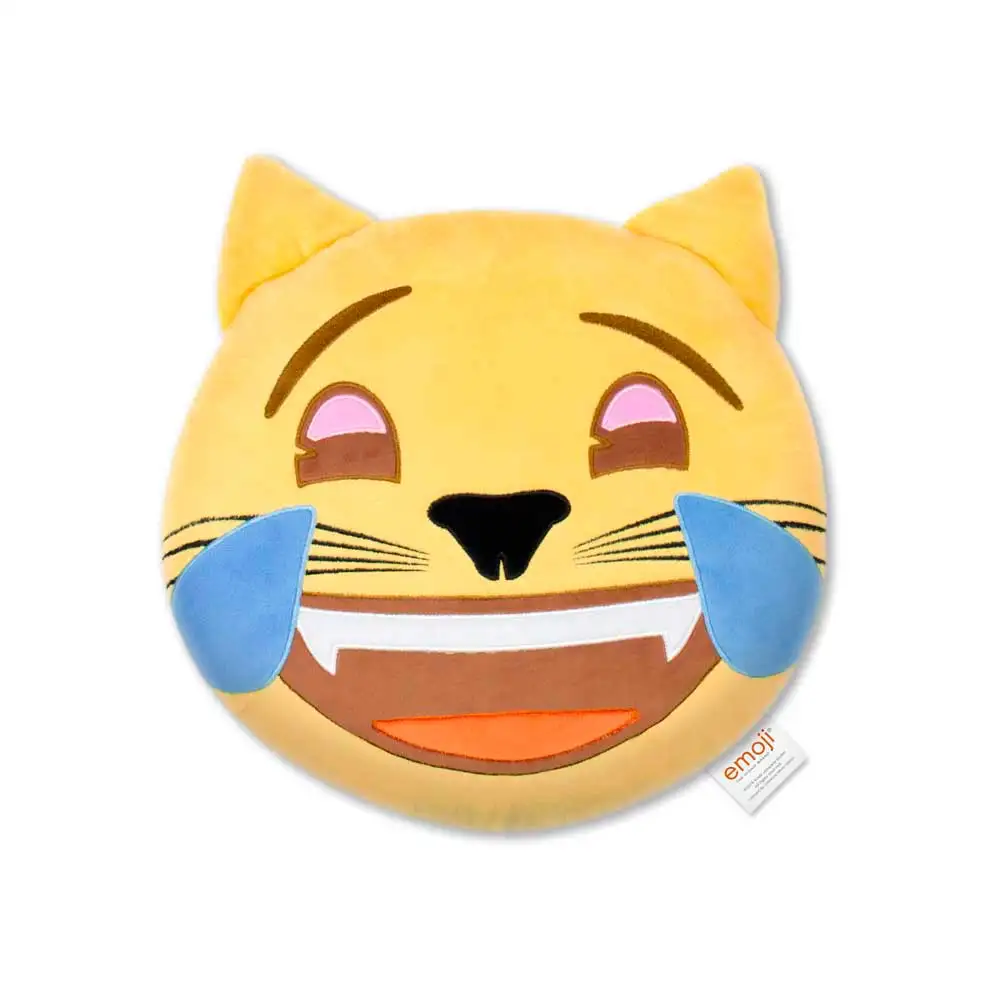 cat emoji pillow