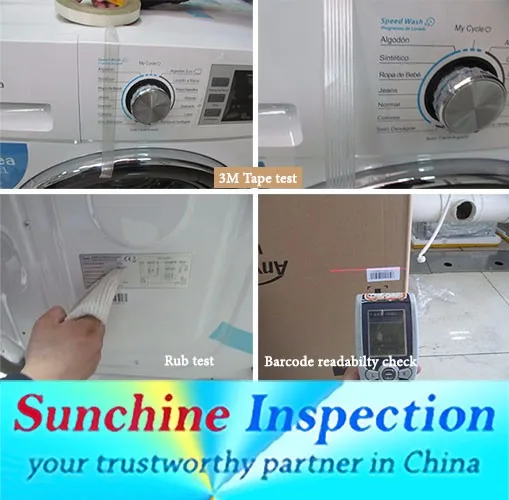 Washing Machine Preshipment Quality Inspection / Inspector