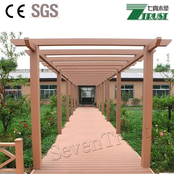 Greenhouses Wood Plastic Composite Pergola Buy Pergola In Garden