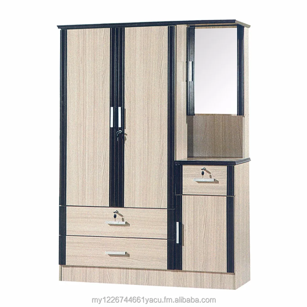 Wardrobe With Dressing Mirror Cabinet Buy 3 Door Wardrobe With Dressing Mirror Cabinet Product On Alibaba Com