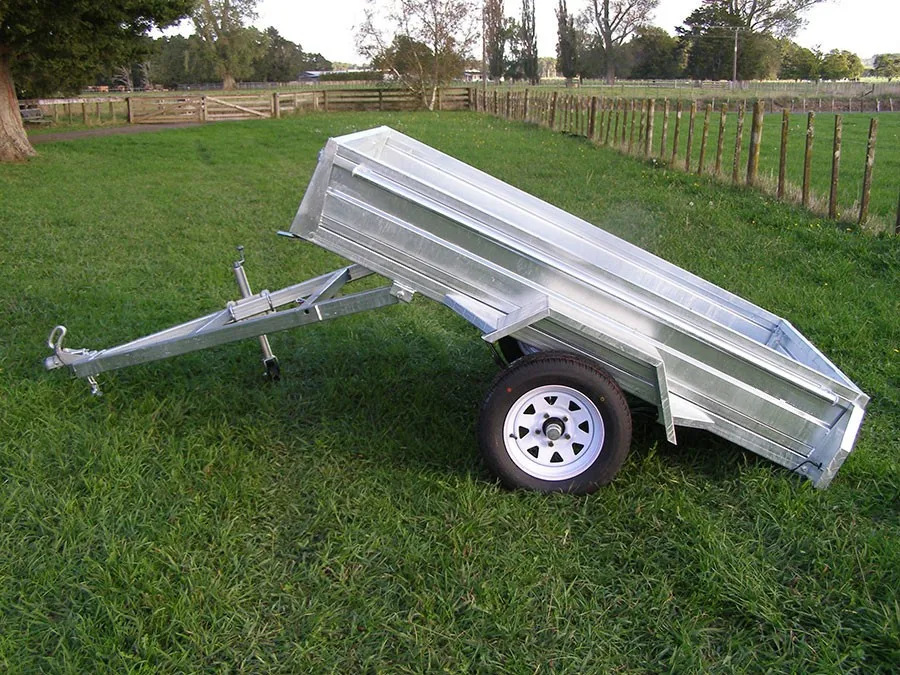 Used 7x4 Strong Box Utility Trailer Fully Welded Side Buy Utility