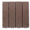 Do-it-yourself WPC tiles for outdoor living spaces