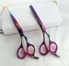 Custom Design Barber Scissors Set/Beautiful Printed Razor Scissors