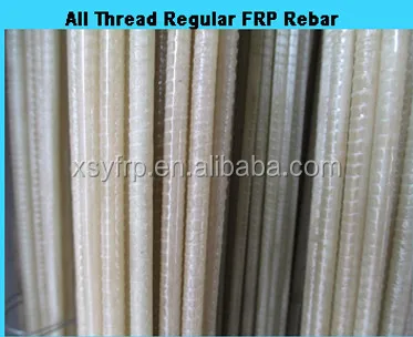 2.Epoxy Composite Fiberglass Rebar, FRP Fiberglass Threaded Rebar ,Glassfiber Rebar