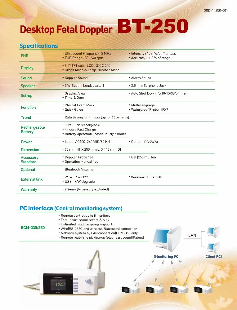 
Fetal doppler ( available OEM order ) 