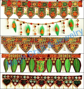 Indian Ethnic Wholesale Handmade Embroidery Work Traditional Look Diwali Decor Items Indian Katchi Work Door Hanging Buy Diwali Decor Door