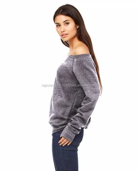 shoulder sweatshirt