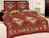 Indian organic cotton lightweight bedding patchwork bed sheets