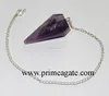 Seimi-precious Gemstone Amethyst Pendulum | Prime Quality Agate Pendulums
