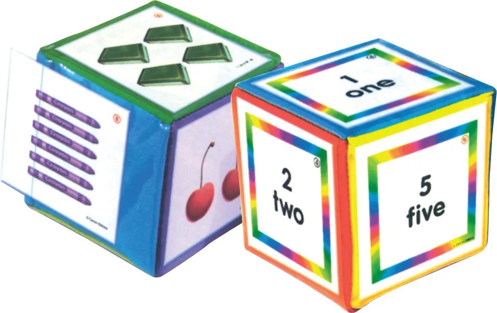 Foam Pocket Cubes To Insert Cards For Kids Learning Activity And
