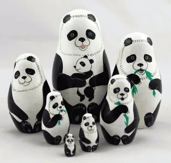 panda russian dolls