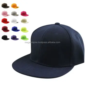 plain colored snapback hats