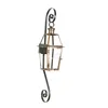 Scroll Bracket Antique Copper Lantern
