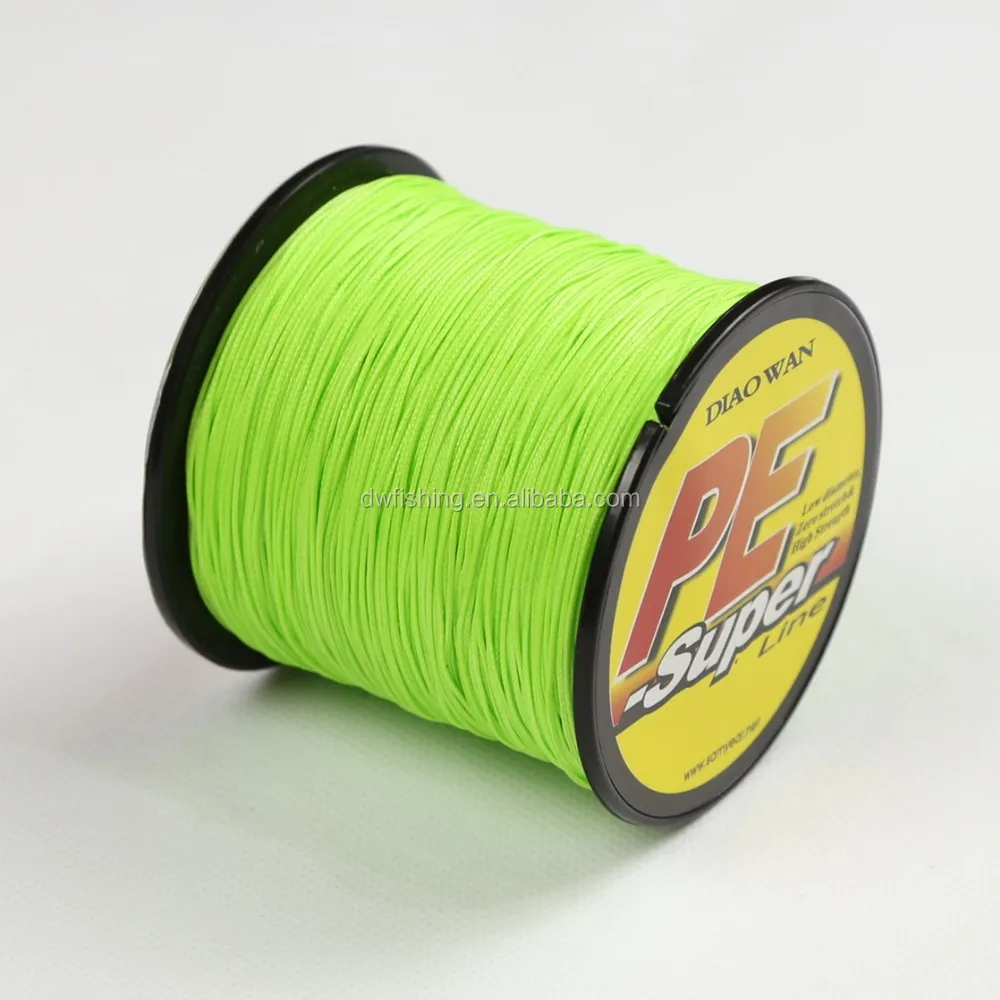

SUNBANG High Abrasion 100M 60LB Fluoro-Green Color 4 Strands Braided Fishing Line