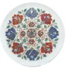 Marble Dining Table Top Rare Inlay Lapiz & Carnelian Mosaic Home Decor