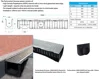 200mm x 1000mm Channel + Class B Galvanised Grate (HEEL SAFE)