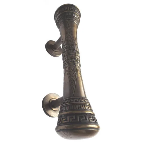Brass Door Handles Pulls Hourglass Art Deco 11 1 2 Buy