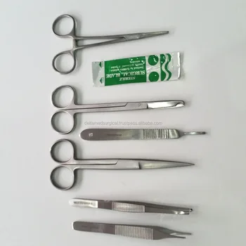 Suture Kit Suture Set Suture Pack Veterinary 6 Pieces Surgical Vet Instruments From Delta Med Surgical Buy Jahitan Kit Jahitan Set S Jahitan Luka Gores Mahasiswa Kedokteran Instrumen Bedah Set Kit Jahitan