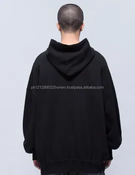 plain black hoodie no pocket