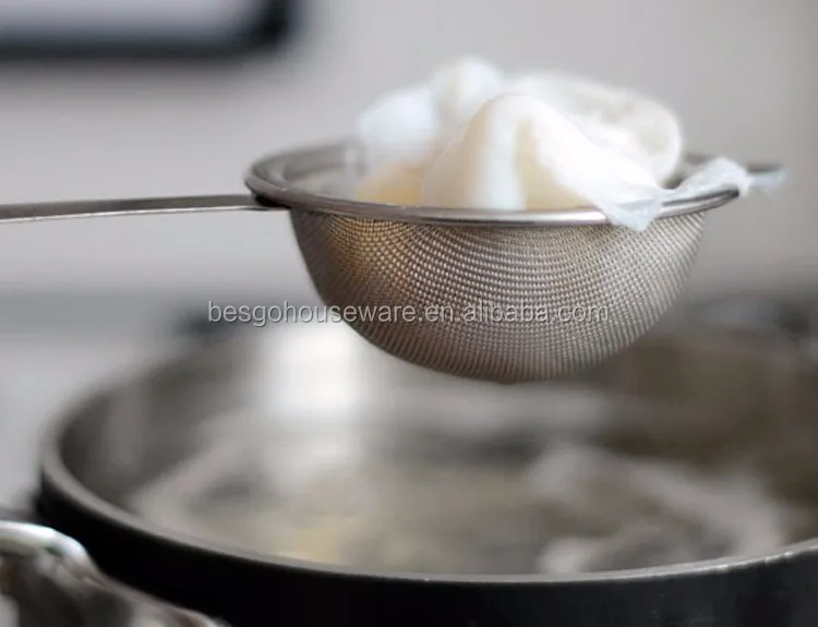 Best Selling Poached Eggs Tool Stainless Steel Small Mesh Strainer