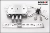 Mortise lever lock (bottom), left or right