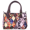 Most Popular Custom Made Showroom American Style Elegance Designer Lady Stylish Abstract Digital Print Canvas Travel Handbag