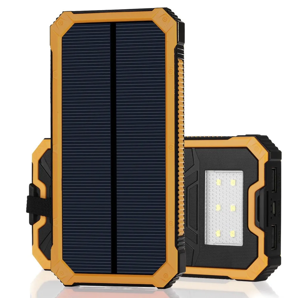 

Hot Selling Smart Consumer Electronics Long Time CE FCC 10000mah Mobile Cell Phone Solar Charger