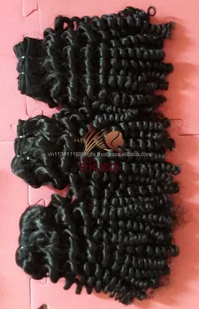 4pcs Lot Steamed Wavy Hair French Curls 100 Human Hair Bundles