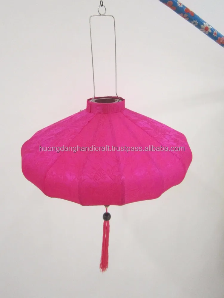 New arrival colorful silk lantern hanging silk lantern for decoration made in Vietnam
