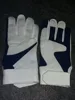 Pro Adult Baseball/Softball Batting Gloves - Black/Black - Large Image and custom print logo
